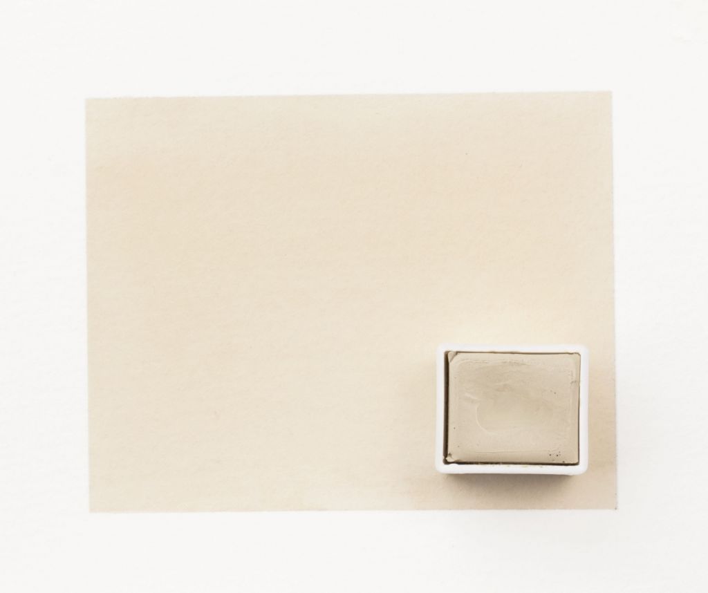 Kremer akvarel - teplá šedá č. 6 (plast, 2 x 1,6 x 1cm)